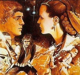 Leia, Han und Isolder 