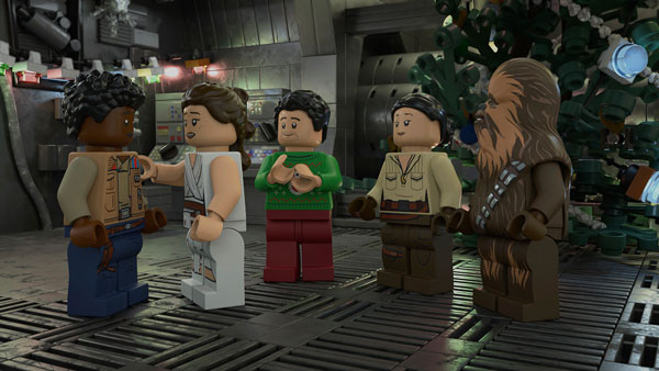 Eine Szene aus dem <em>LEGO Star Wars Holiday Special</em>