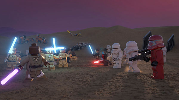Eine Szene aus dem LEGO Star Wars Holiday Special