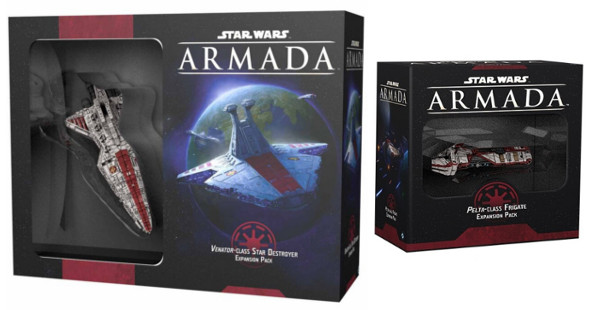 Star Wars Armada: Pelta Fregatte und Venator Kreuzer Erweiterung