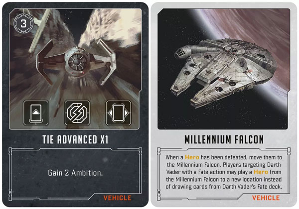 Star Wars Villainous: Beispielkarten