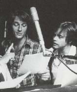 Perry King und Mark Hamill im Studio