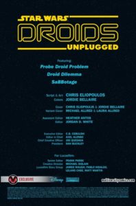 Vorschauseiten zu Droids Unplugged #1