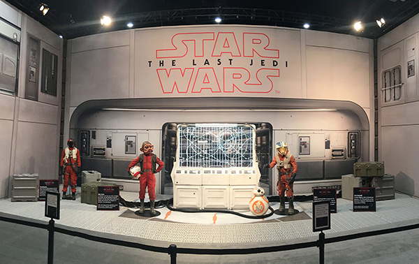 Die Lucasfilm-Kostümausstellung zu Star Wars: Die letzten Jedi auf der San-Diego-Comic-Con