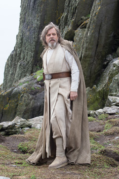 Lukes weißes Jedi-Meister-Outfit