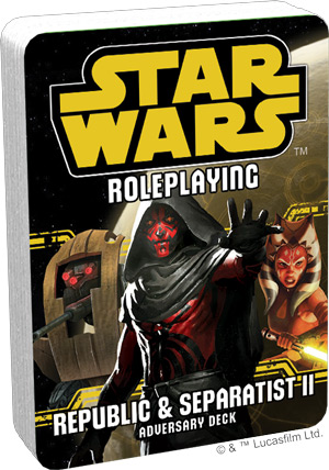 Star Wars Rollenspiele: Republic and Separatist II - Adversary Deck