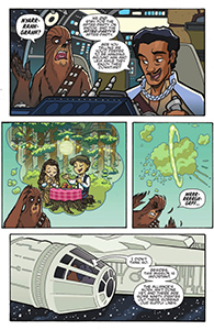 Vorschauseiten zu Star Wars Adventures #23