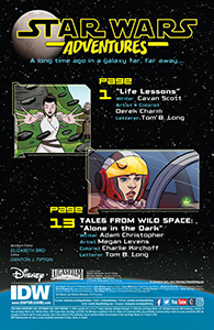 Vorschauseiten zu Star Wars Adventures #26