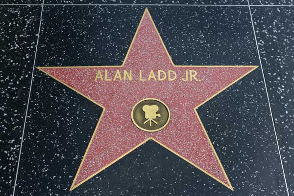 Alan Ladd Jr.s Stern auf dem Walk of Fame