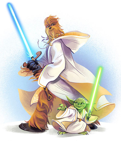 Titelseite von <em>Yoda and the Younglings