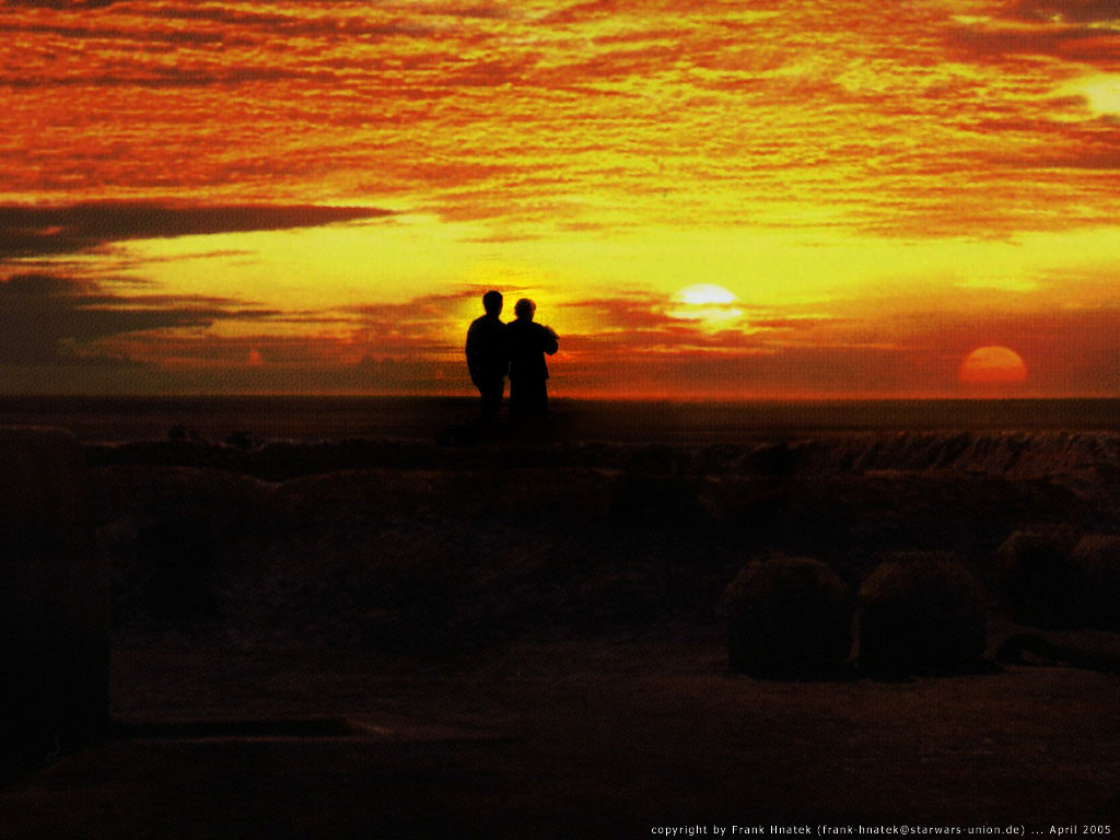 Sonnenuntergang auf Tatooine