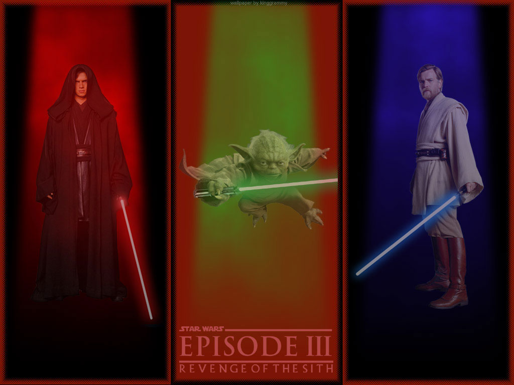 Anakin, Yoda und Obi-Wan