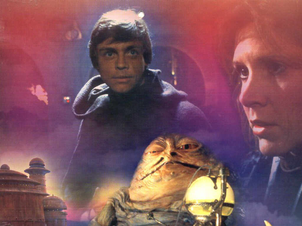 Luke, Leia, Jabba