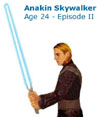 Anakin Skywalker in Episode 2 - Age 24